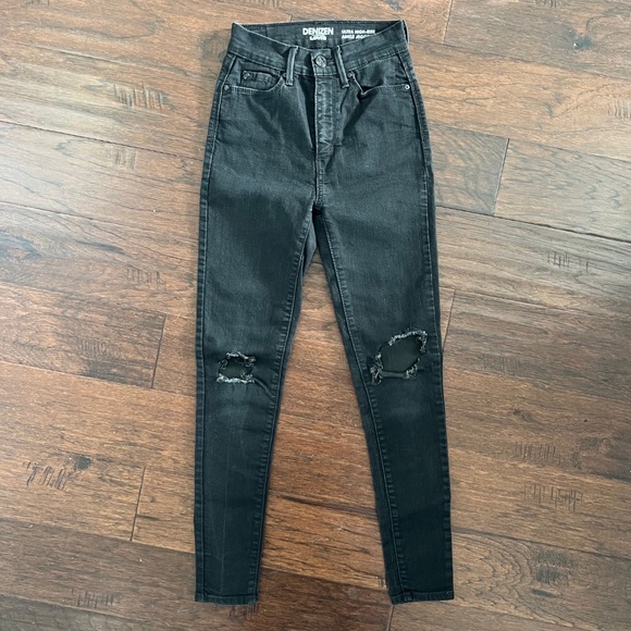 DENZIEN from LEVI Brand Ultra High-Rise Ankle Jegging Size 0-W24 - Picture 1 of 6